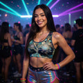Emerald Geode Tree of Life Sports Bra — Marble Agate Activewear