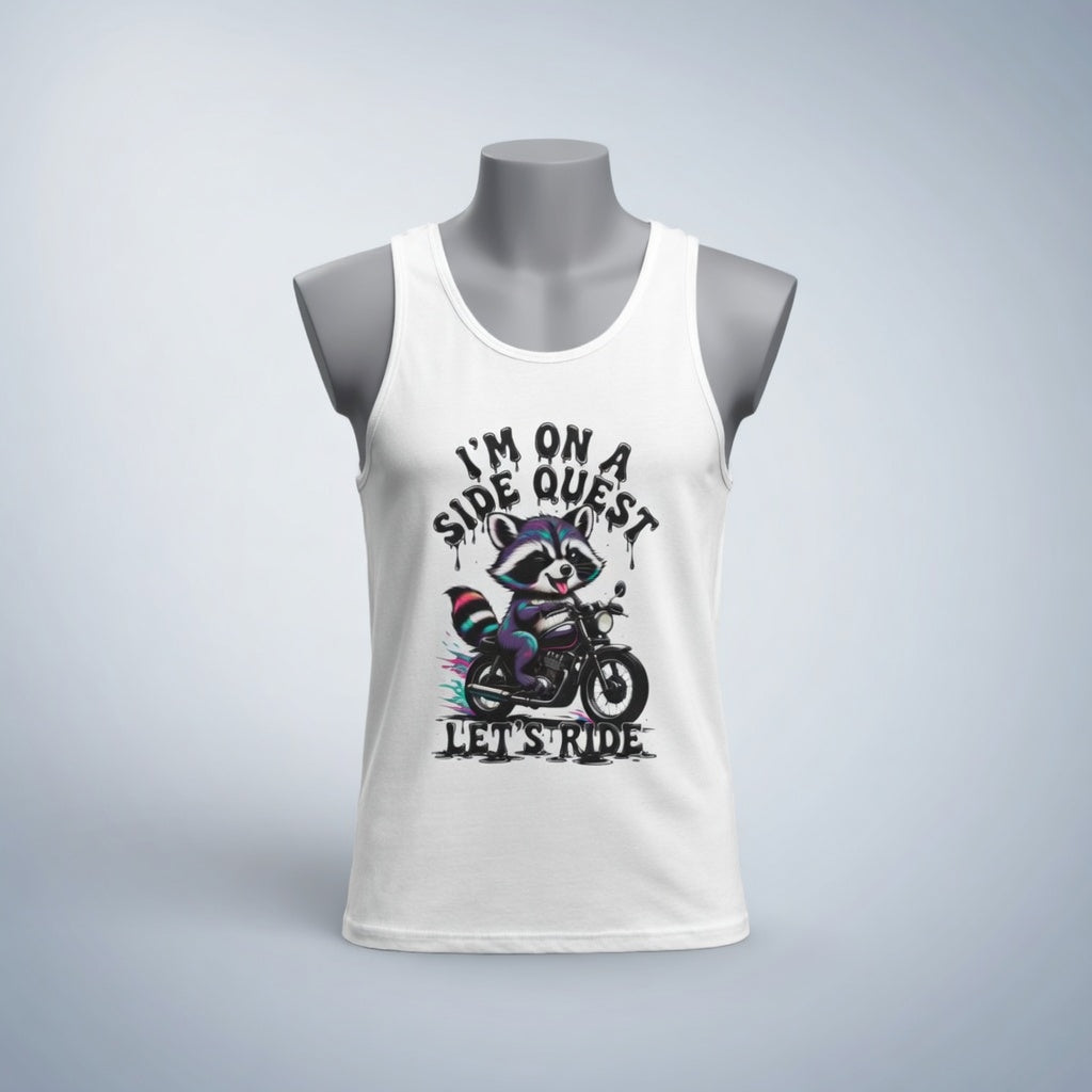 Side Quest EDC Rave Tank — The Official Rave Raccoon Tank Top