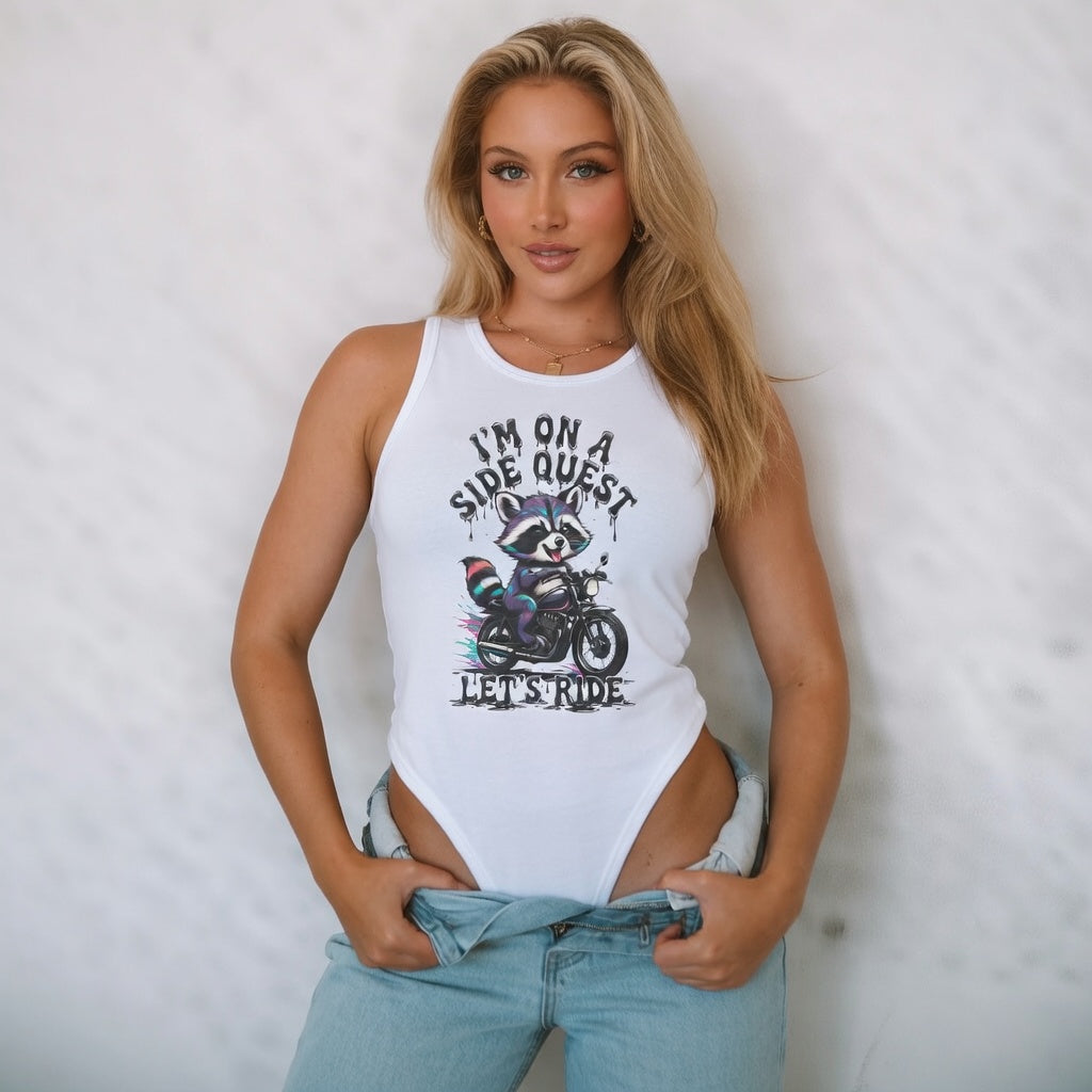 Side Quest EDC Rave Tank — The Official Rave Raccoon Tank Top