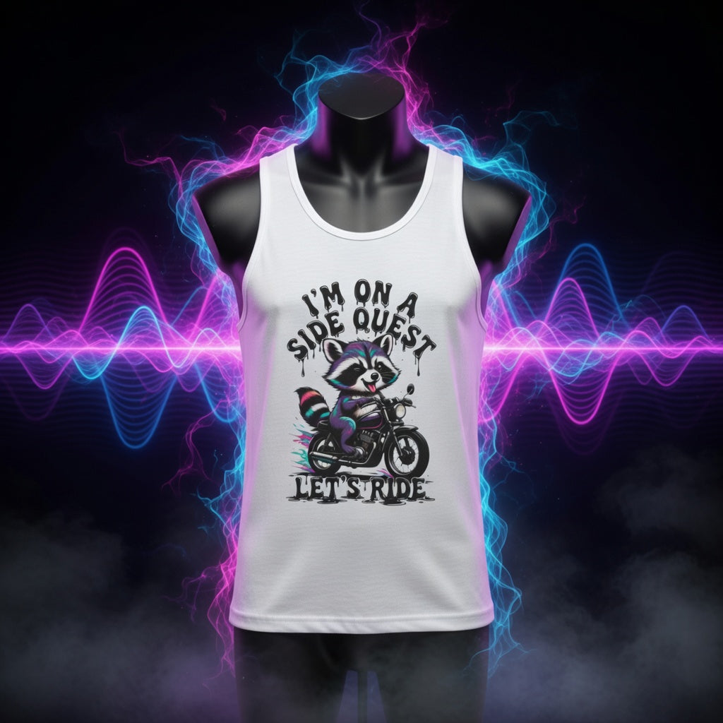 Side Quest EDC Rave Tank — The Official Rave Raccoon Tank Top